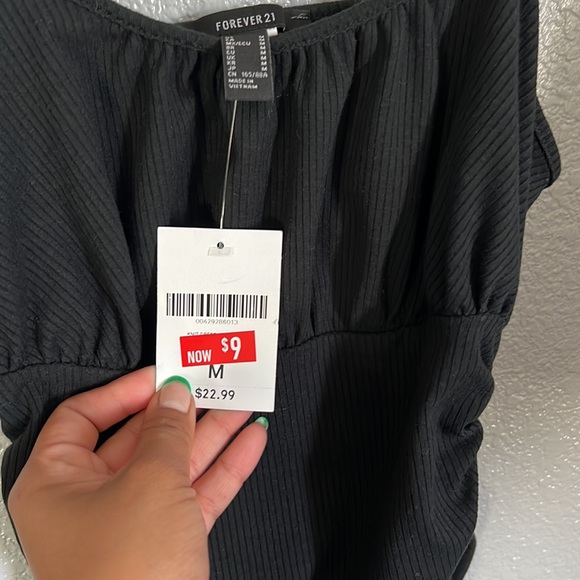 Black ribbed dress - Picture 3 of 3